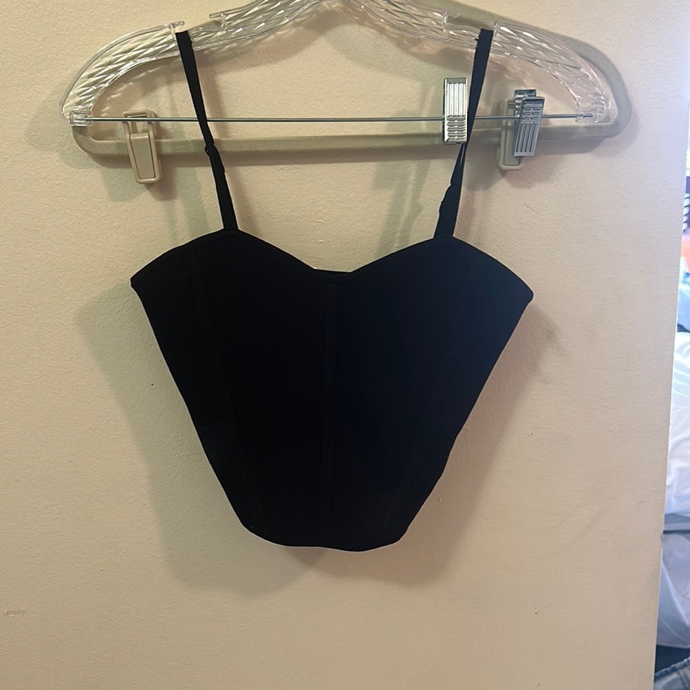 Black Aritzia Bandage Top